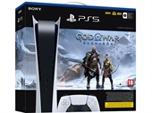 Sony PlayStation 5 Digital Edition 825GB - God of War Ragnarok Bundle - White